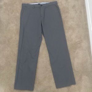 Gap grey khaki chino tailored straight fit 34 x 30
